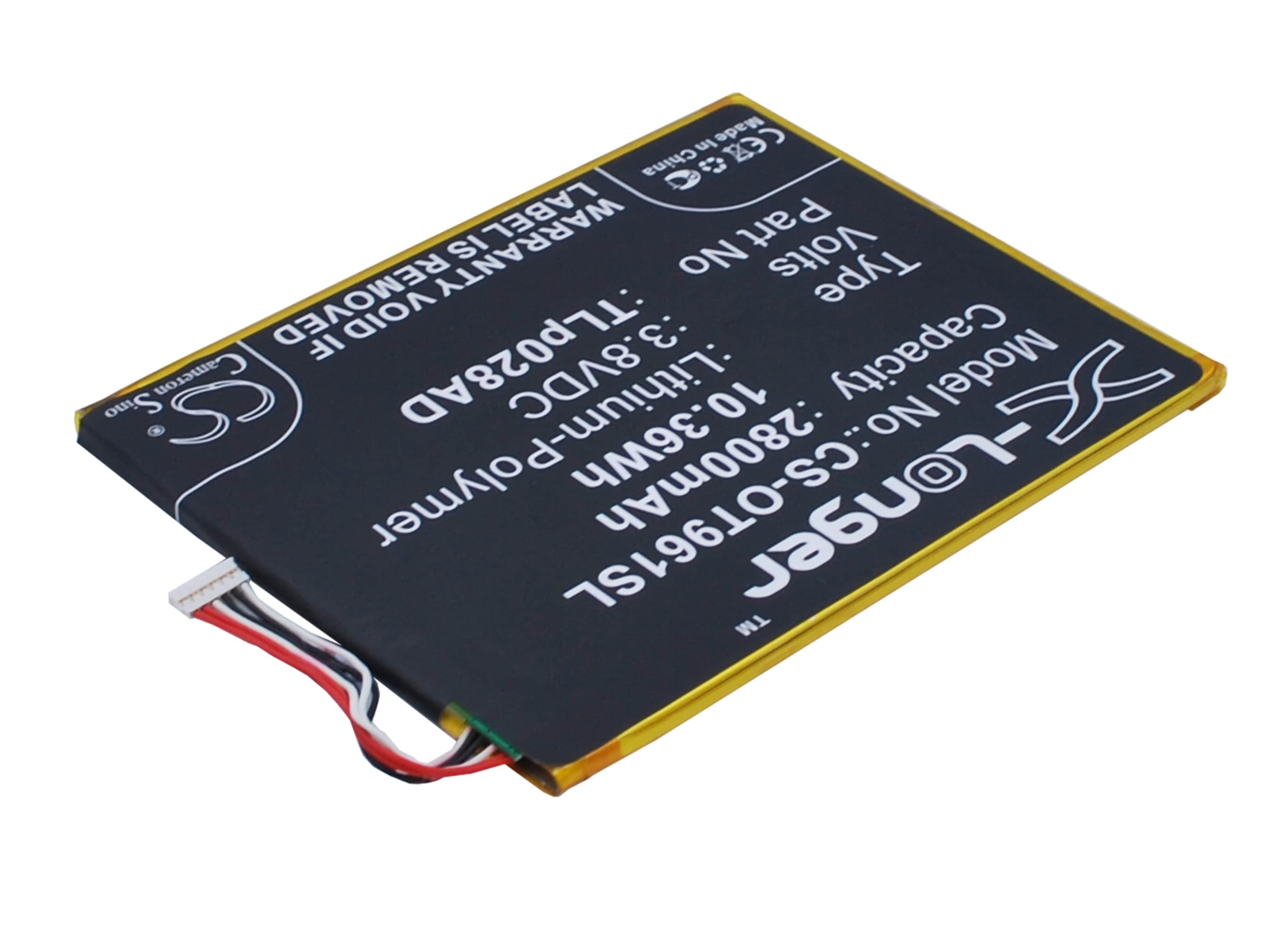 Batteri till SmartPhone, Mobil för Alcatel One Touch Pixi 7, OT-9006W