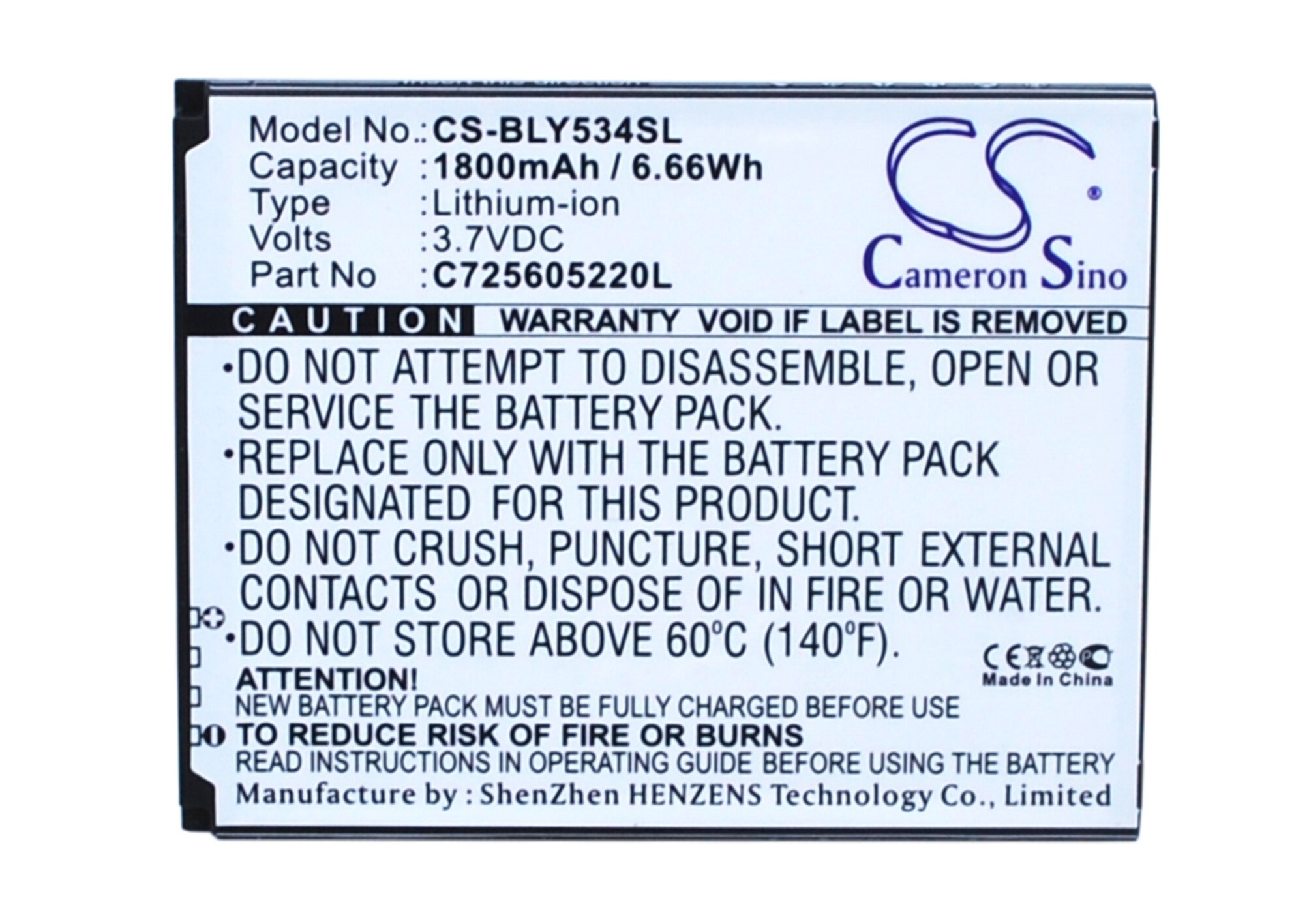 Batteri till SmartPhone, Mobil för BLU Studio 5.0 HD, Studio 5.0 HD LTE, Y534Q