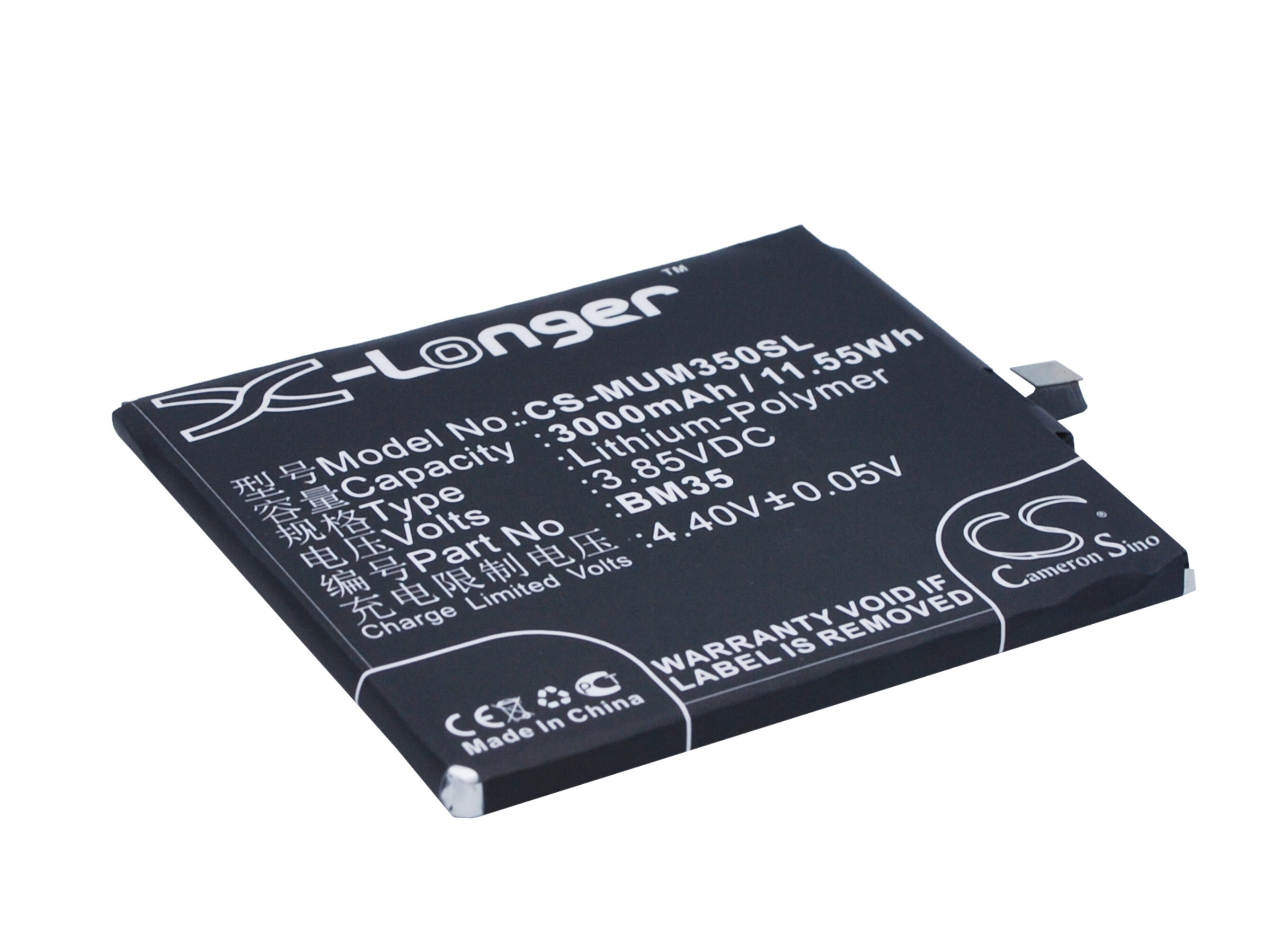 Batteri till SmartPhone, Mobil för Xiaomi Mi 4c, Mi 4c Dual SIM