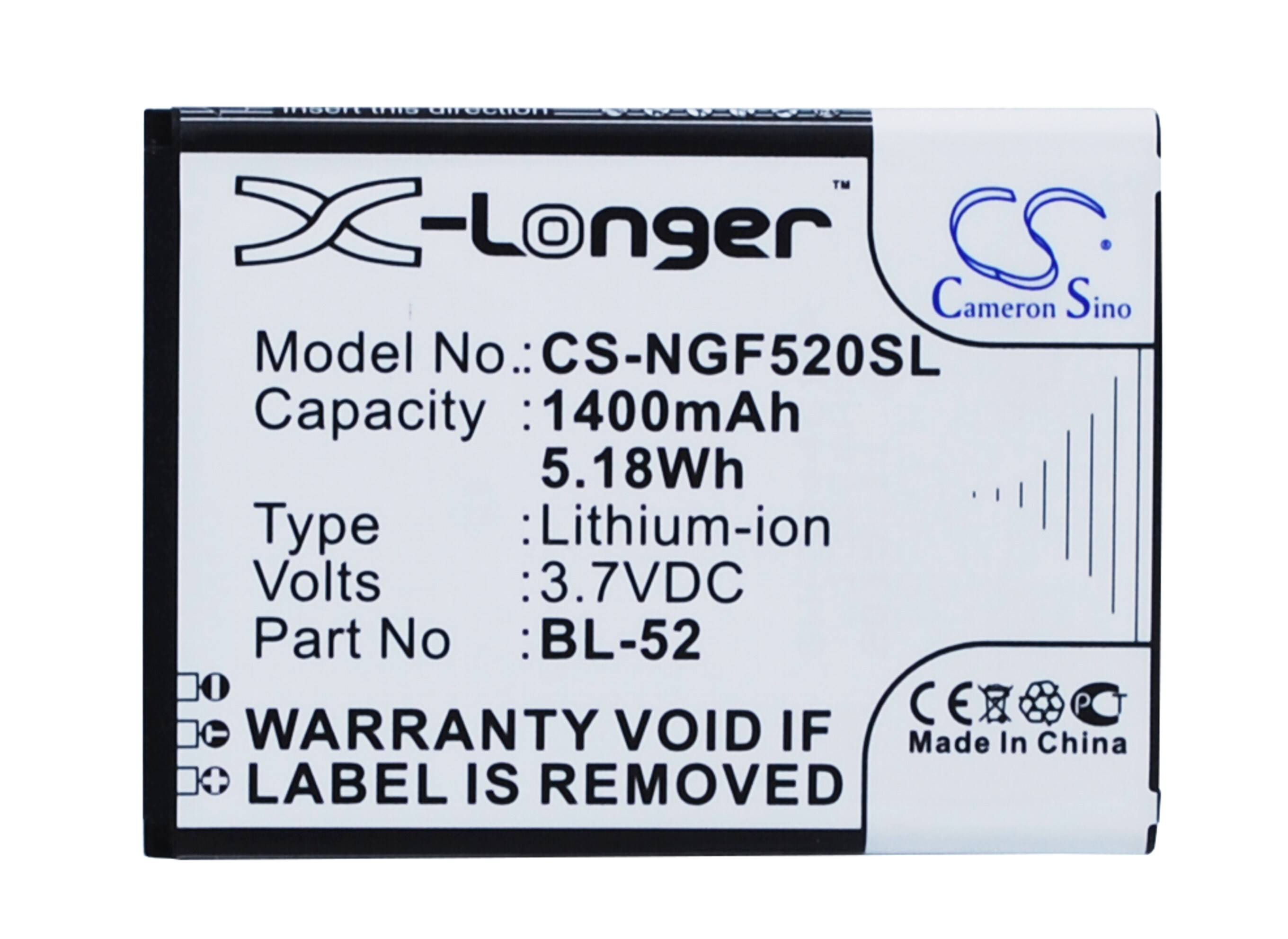 Batteri till SmartPhone, Mobil för NGM Forward Young