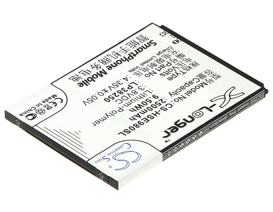 Batteri till SmartPhone, Mobil för Hisense Mira II, T978, EG980 m.fl.
