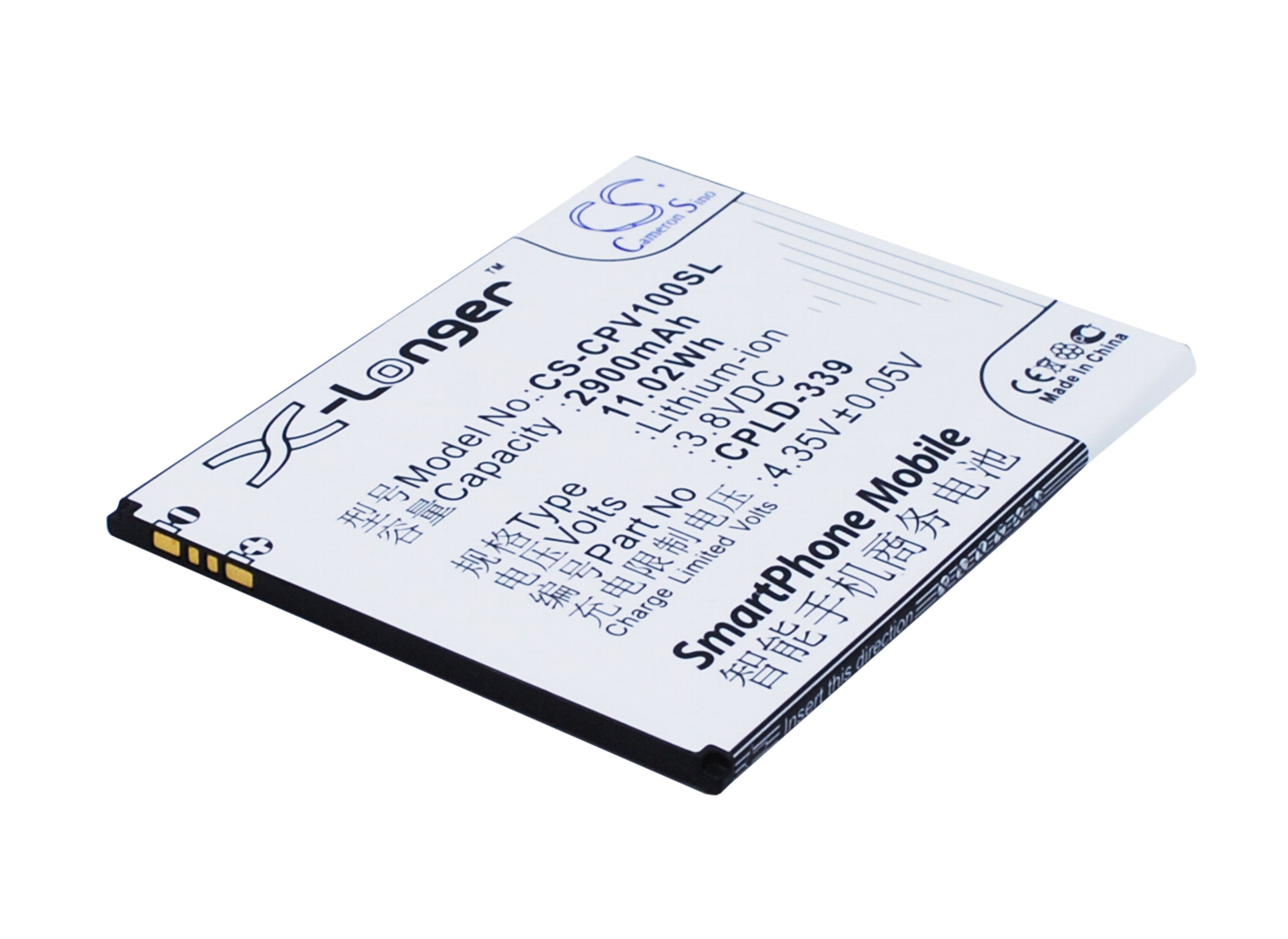 Batteri till SmartPhone, Mobil för Coolpad V1, V1-C, V1-C Bodun TD-LTE m.fl.