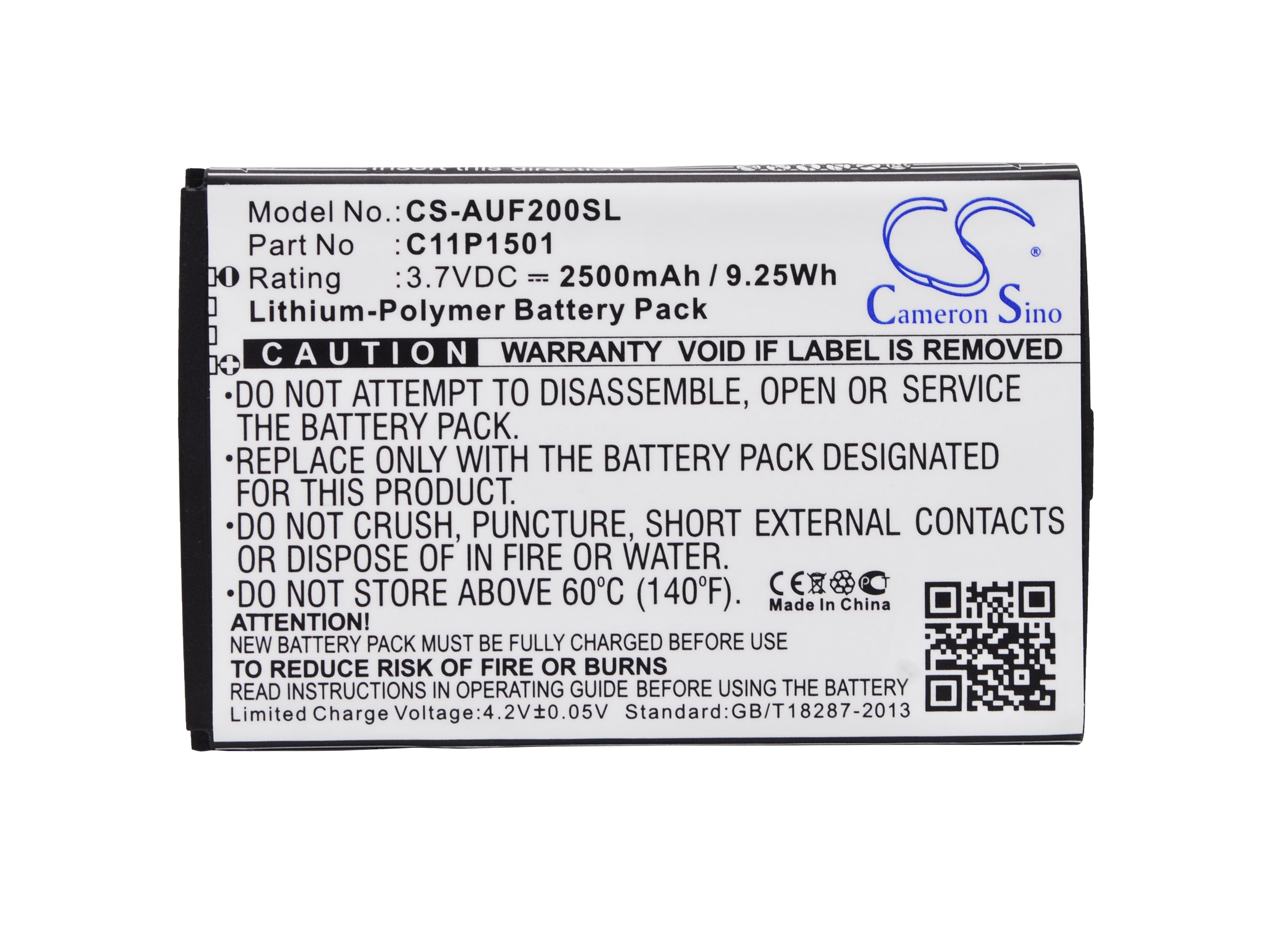 Batteri till SmartPhone, Mobil för Asus ZenFone 2, ZenFone 2 Dual SIM, ZE500CL m.fl.