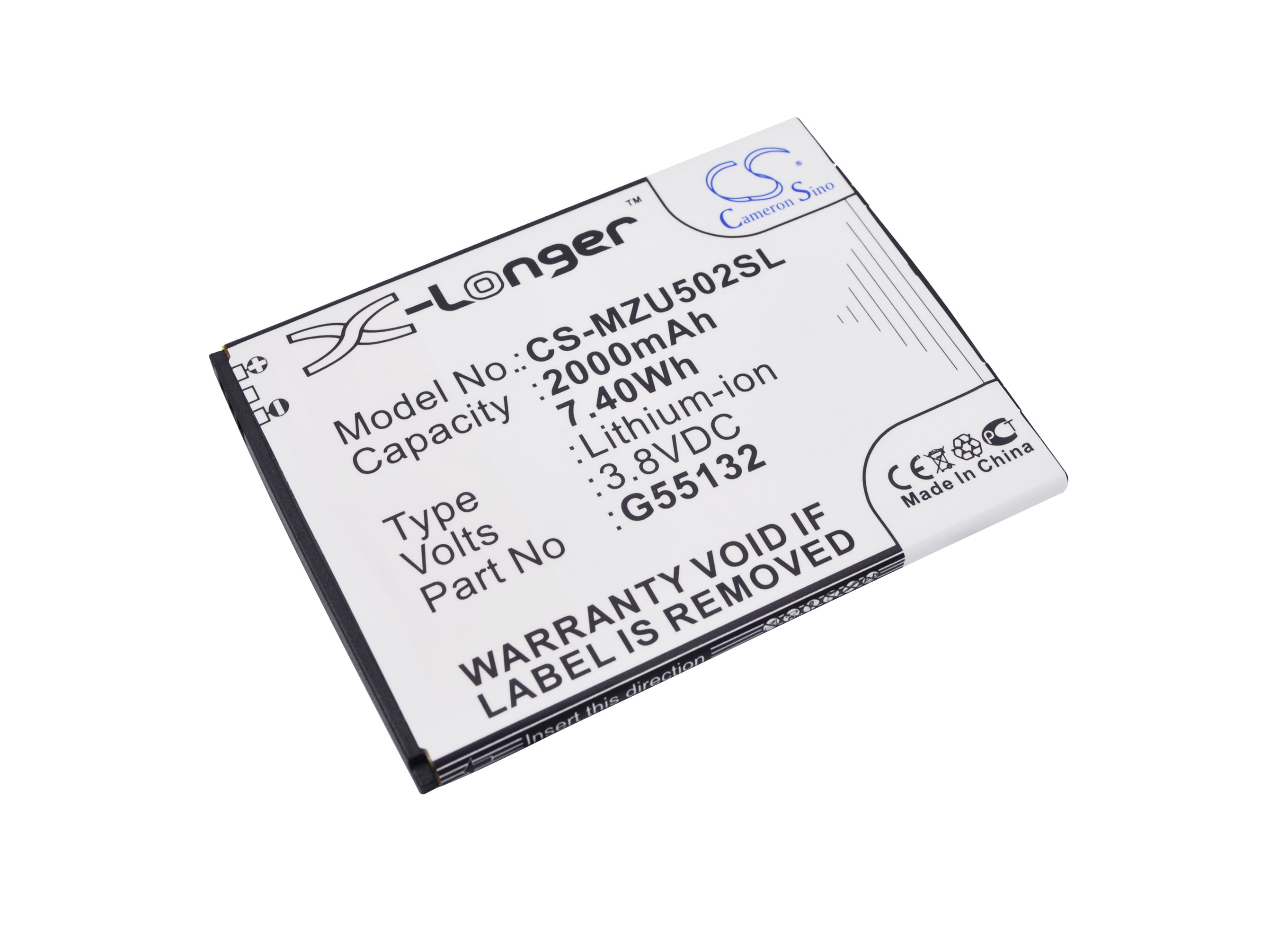 Batteri till SmartPhone, Mobil för NAVON Mizu M502, Mizu D502