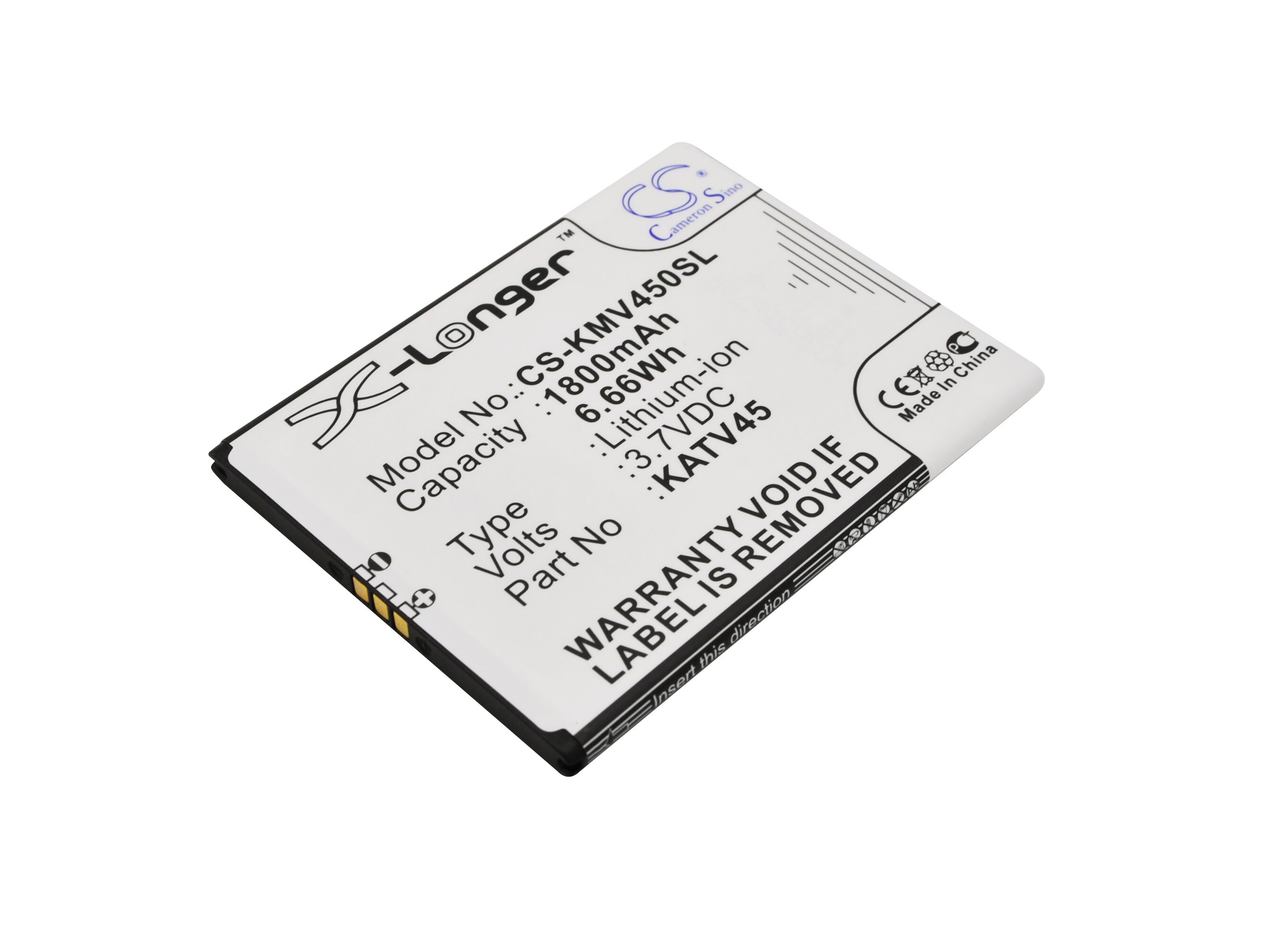 Batteri till SmartPhone, Mobil för KAZAM TV 4.5