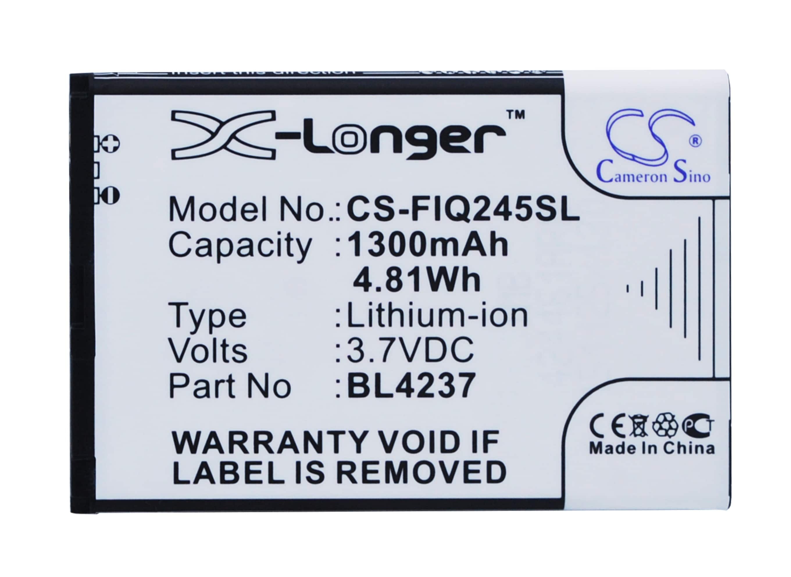Batteri till SmartPhone, Mobil för Fly IQ245, IQ430, IQ246 m.fl.