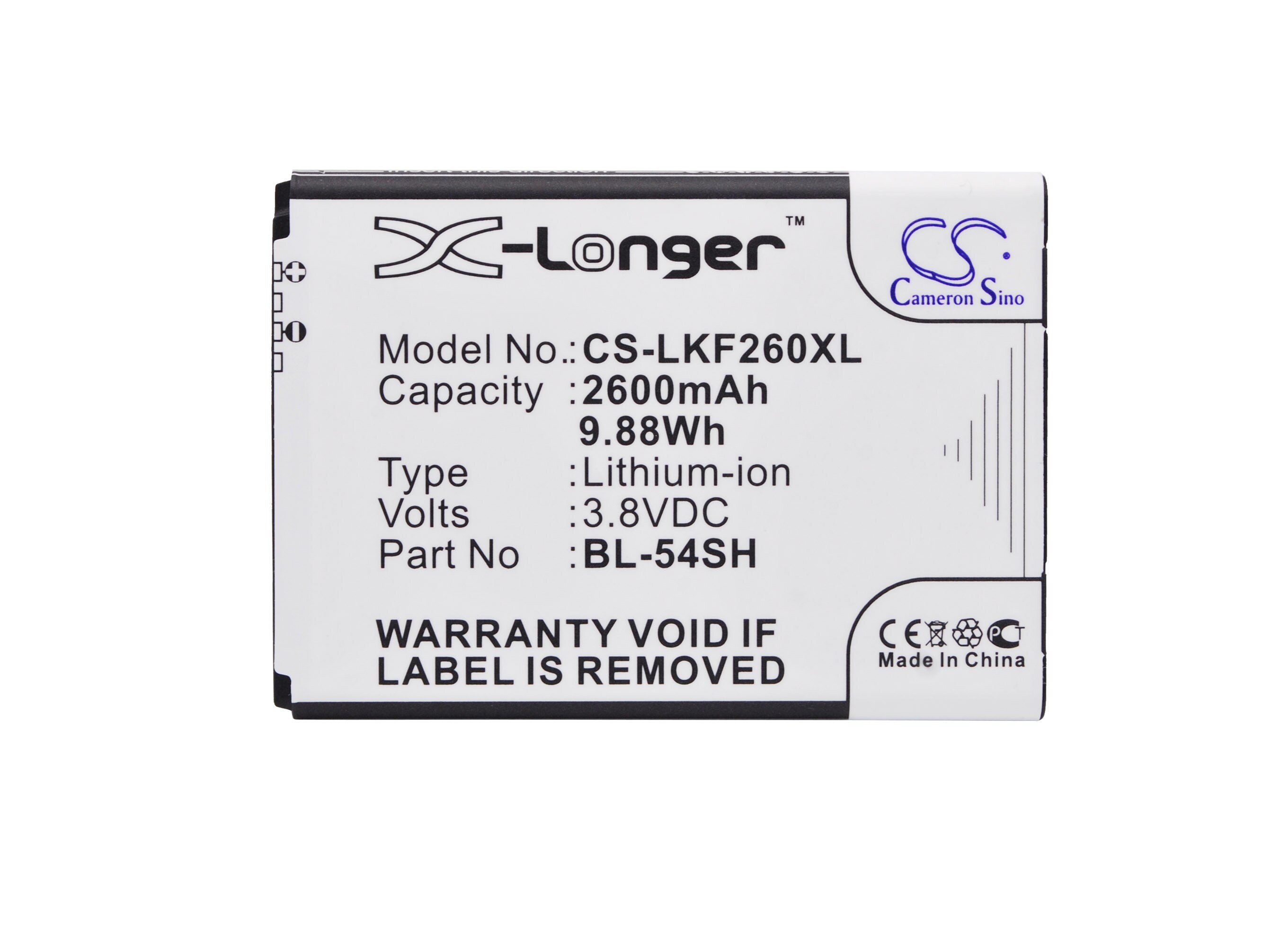 Batteri till SmartPhone, Mobil för LG Optimus LTE III, F260, F260K m.fl.