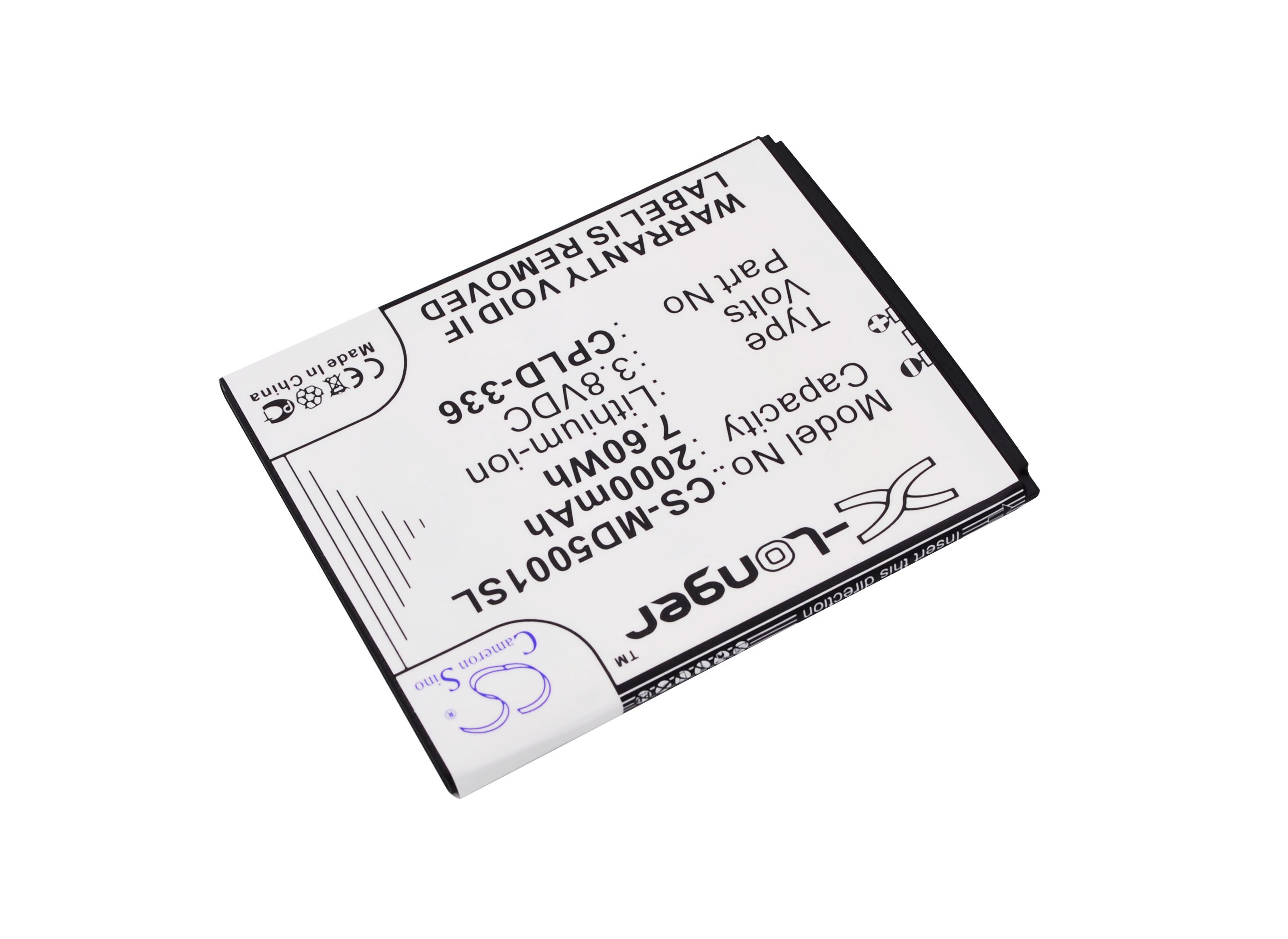 Batteri till SmartPhone, Mobil för Medion Life P5001, MD 98664, Smartphone P5001 m.fl.