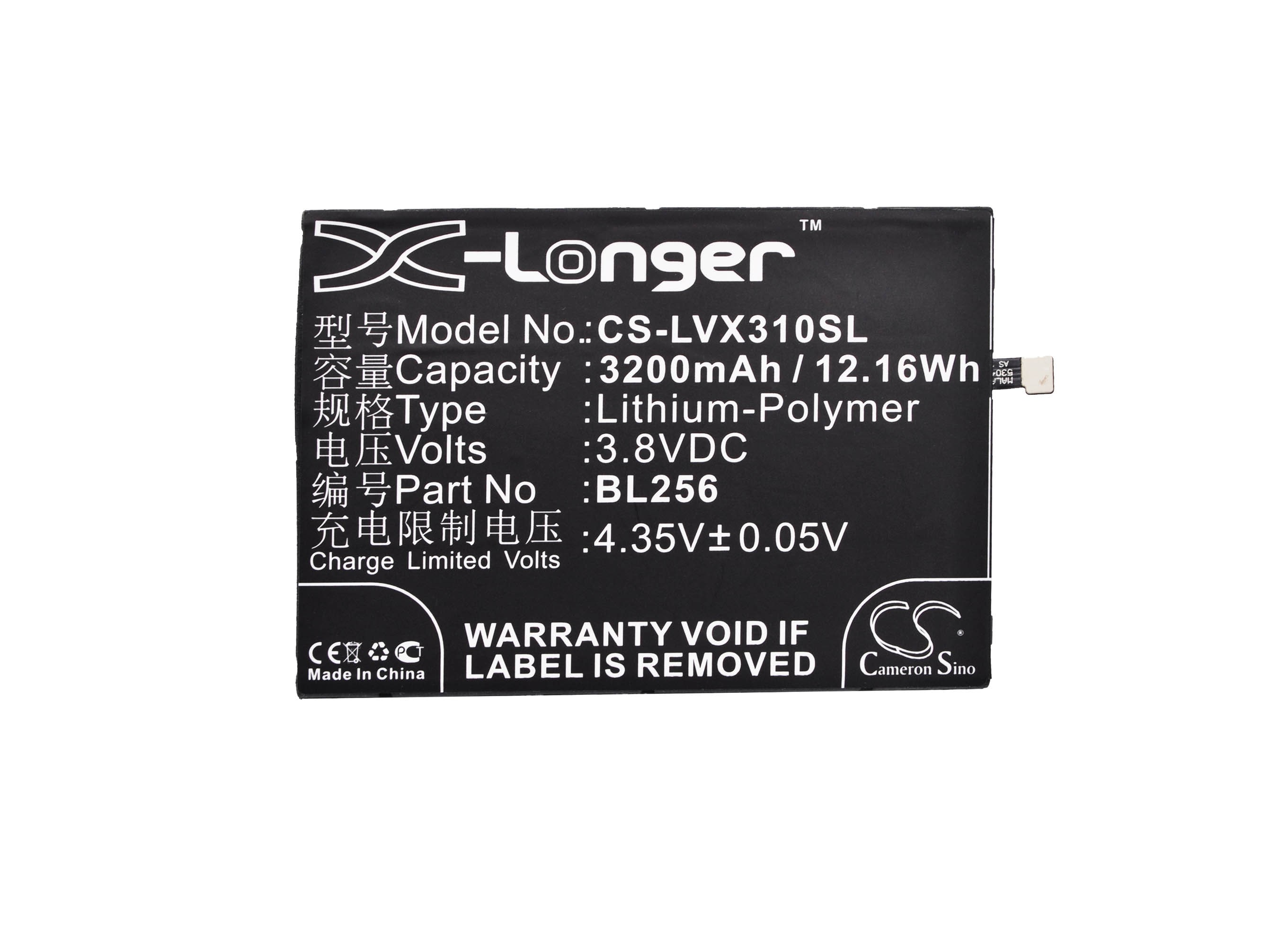 Batteri till SmartPhone, Mobil för Lenovo Vibe X3 Lite, PB1-750N, K51c78 m.fl.
