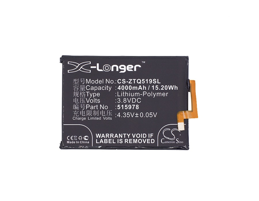 Batteri till SmartPhone, Mobil för ZTE Q519C, Q519E, Q519 m.fl.