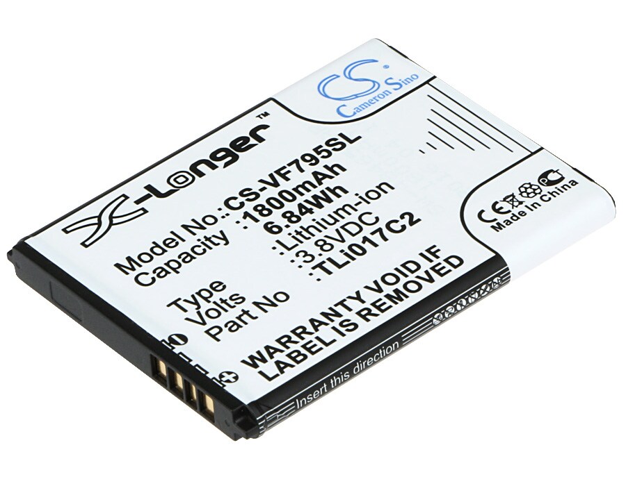 Batteri till SmartPhone, Mobil för Vodafone Smart Speed 6, VF-795, VF795