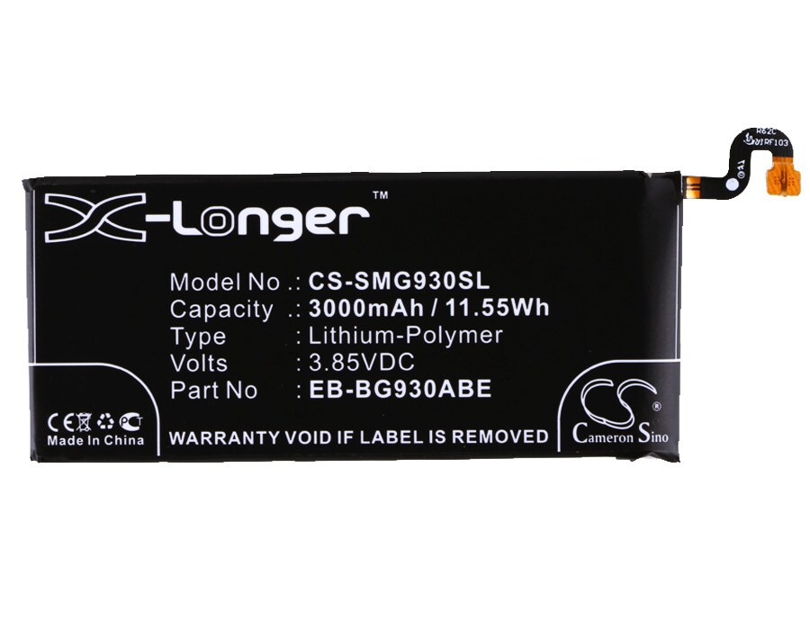 Batteri till SmartPhone, Mobil för Samsung Galaxy S7, SM-G930A, SM-G930F m.fl.
