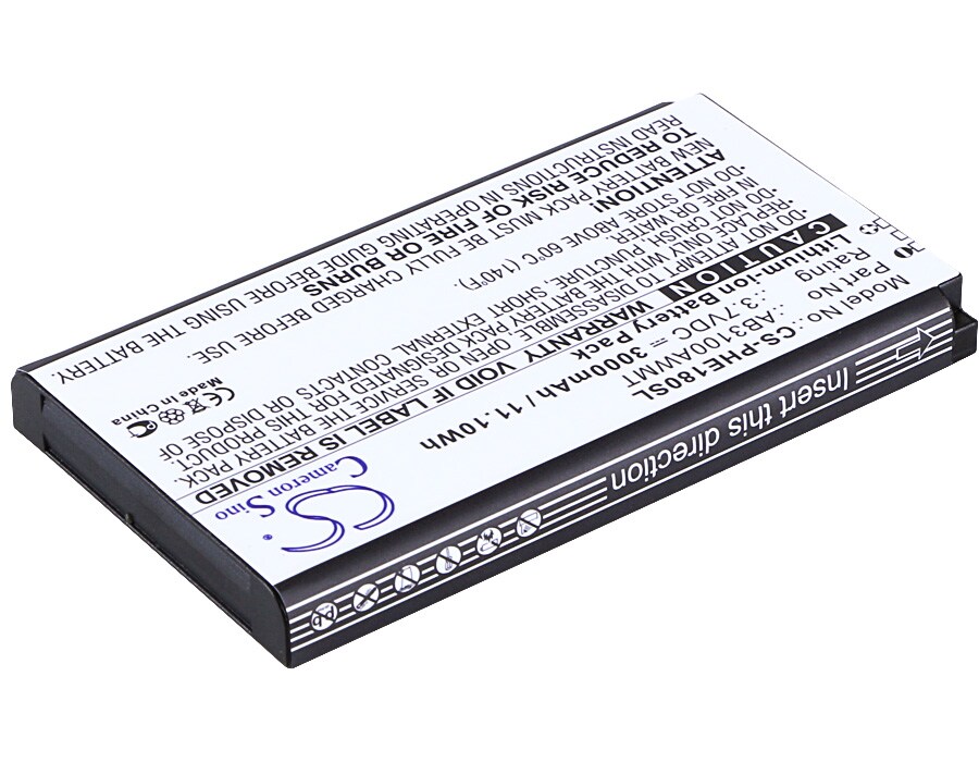 Batteri till SmartPhone, Mobil för Philips Xenium E180, CTE180BK, CTE180BK/00 m.fl.