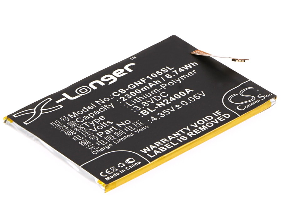 Batteri till SmartPhone, Mobil för GIONEE F105, F105 Dual SIM, F105 TD-LTE Dual SIM