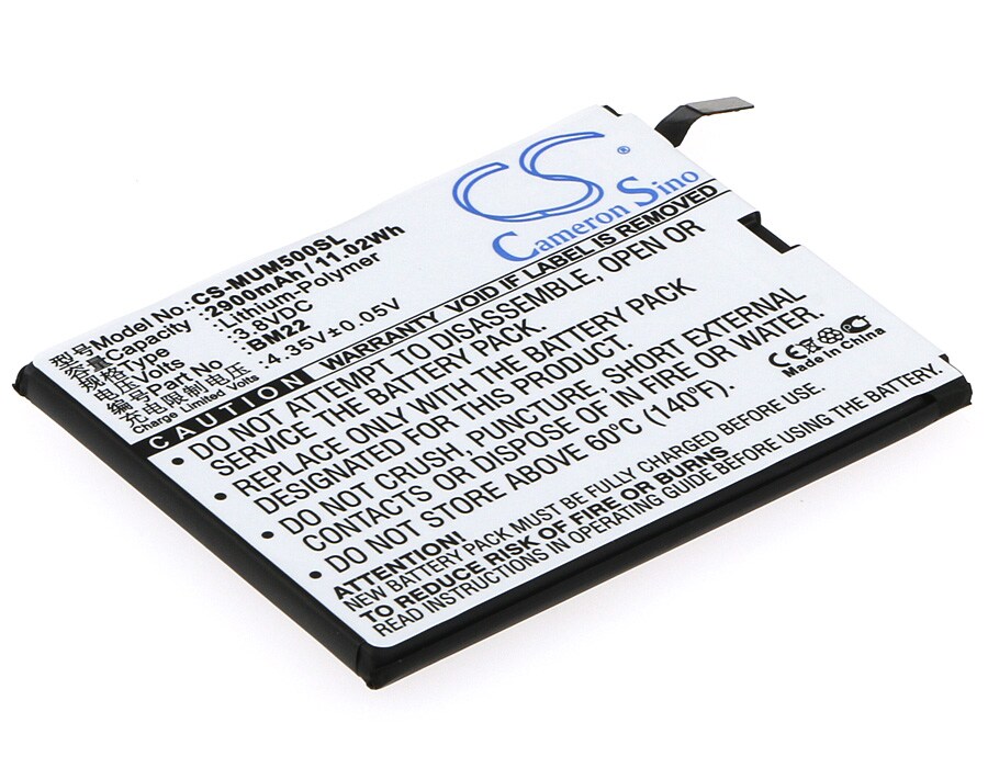 Batteri till SmartPhone, Mobil för Xiaomi Mi5, Mi5 Gold Edition m.fl.