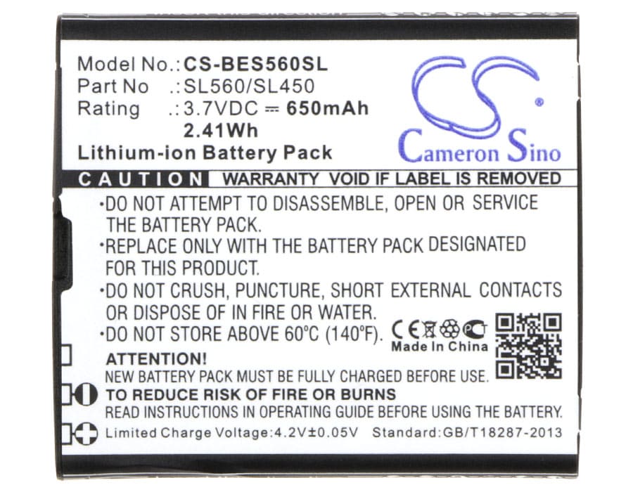 Batteri till SmartPhone, Mobil för Bea-fon SL560, SL450