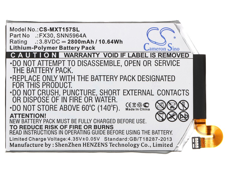 Batteri till SmartPhone, Mobil för Motorola Moto X Style, Moto X Pure Edition m.fl.