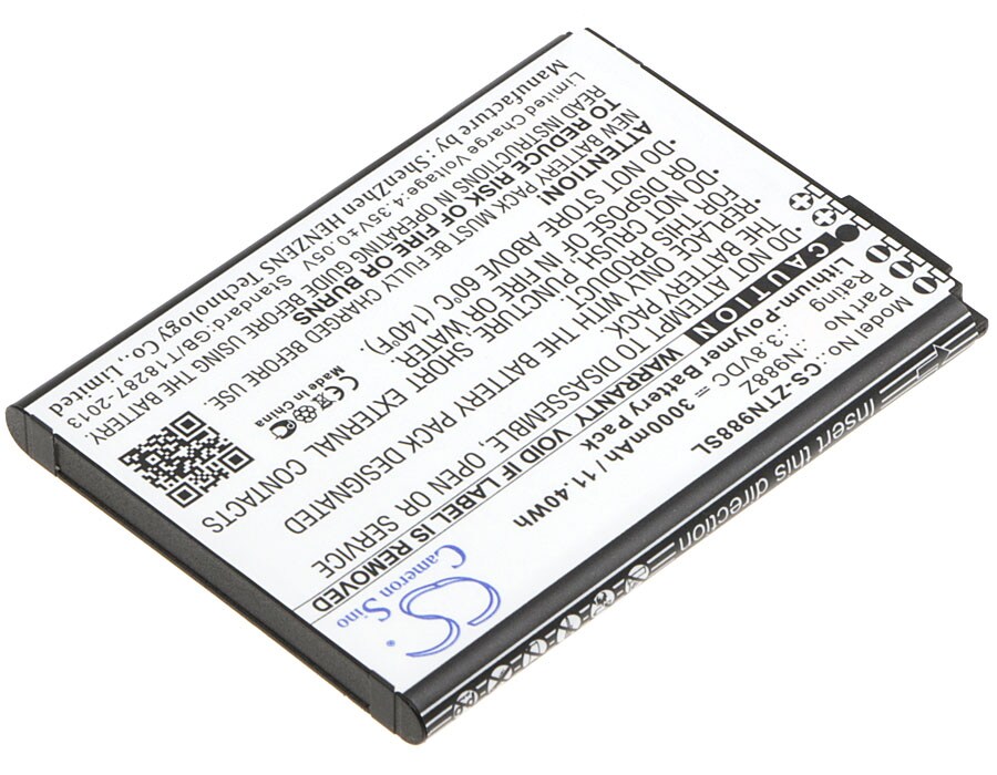 Batteri till SmartPhone, Mobil för ZTE N988Z