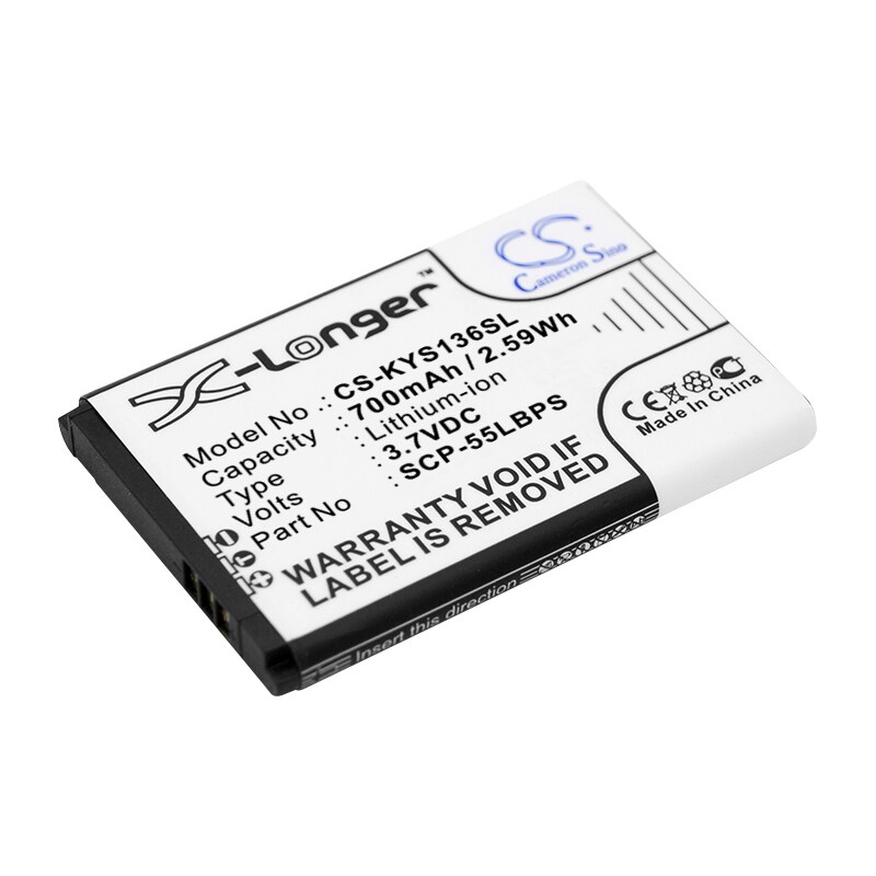 Batteri till SmartPhone, Mobil för Kyocera JAX S1360, S1360 JAX, Rally S1370 m.fl.
