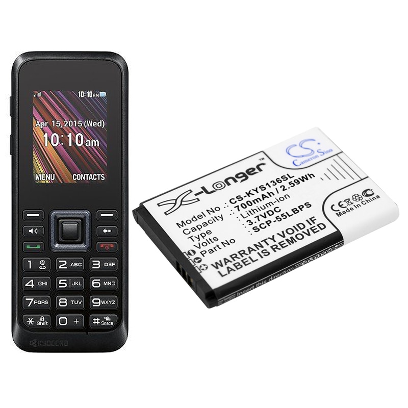 Batteri till SmartPhone, Mobil för Kyocera JAX S1360, S1360 JAX, Rally S1370 m.fl.