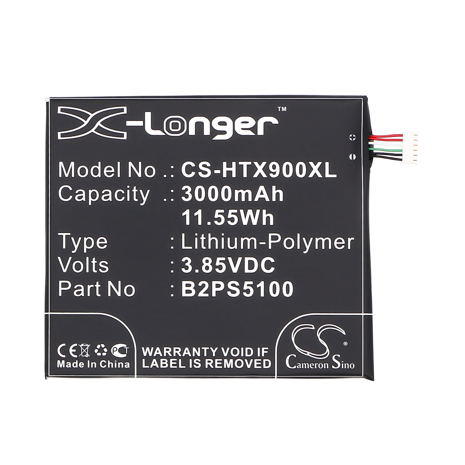 Batteri till SmartPhone, Mobil för HTC One X9, One X9E, One X9u m.fl.