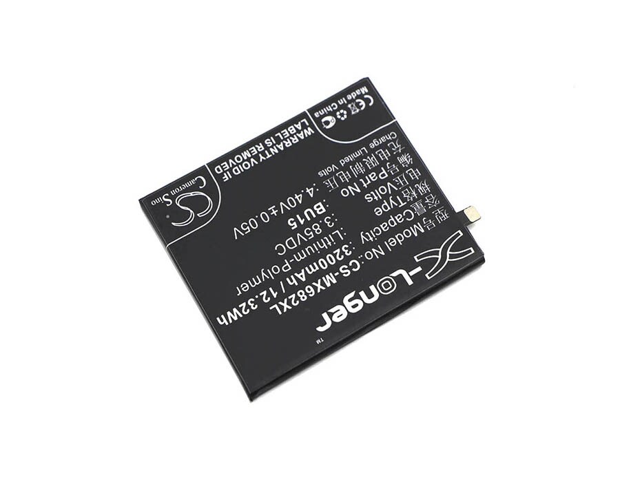 Batteri till SmartPhone, Mobil för Meizu Meilan U20, Meilan U20 Dual SIM