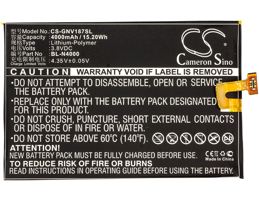Batteri till SmartPhone, Mobil för GIONEE M5 LITE, GN5001, GN5001S m.fl.