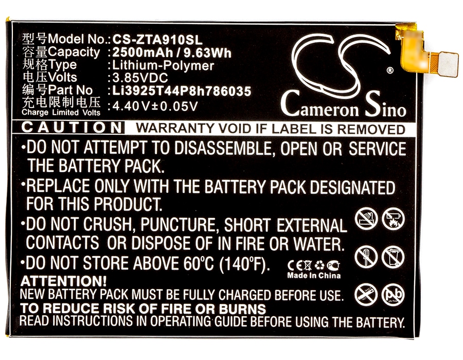 Batteri till SmartPhone, Mobil för Vodafone Smart Prime 7, VFD 600, VFD600