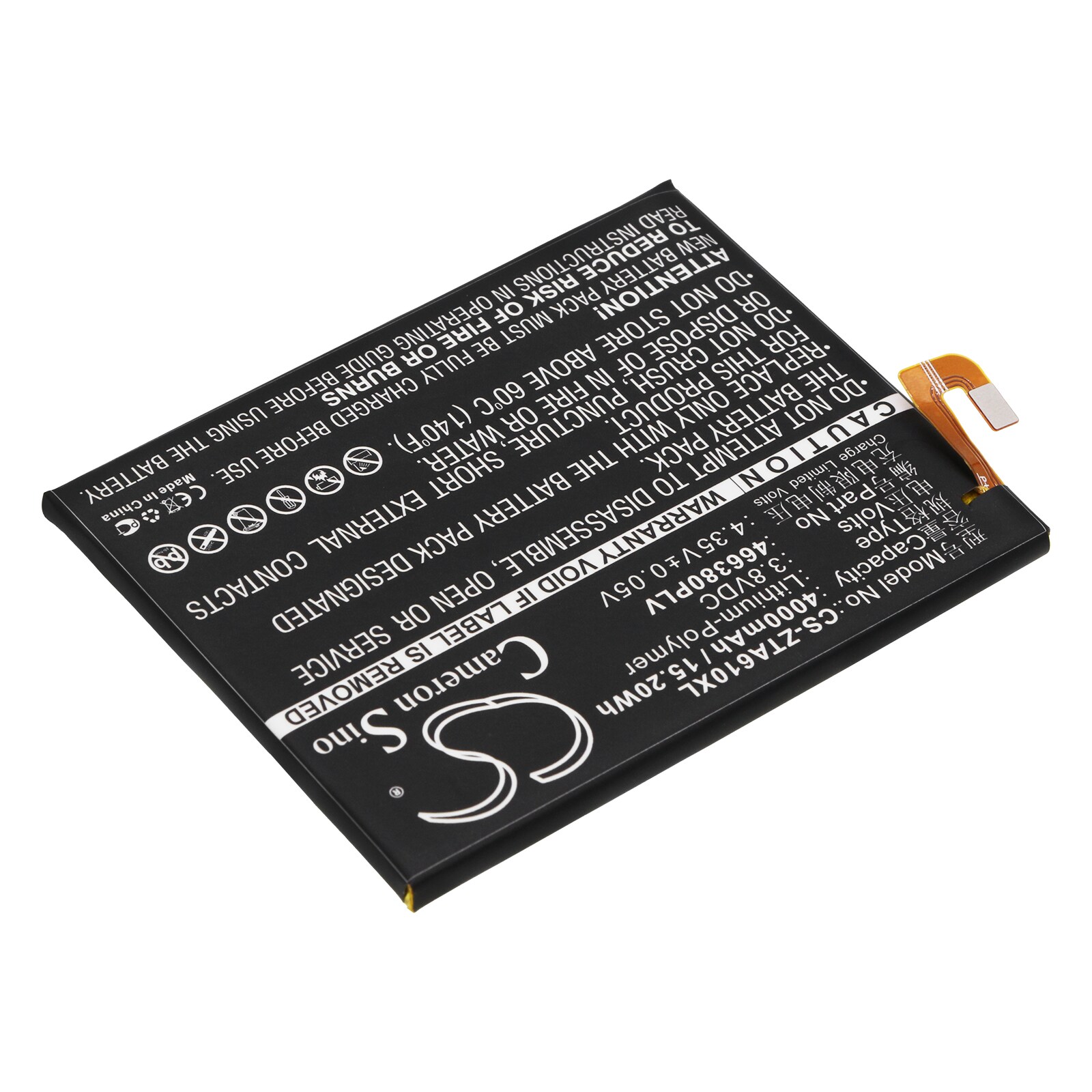 Batteri till SmartPhone, Mobil för ZTE Blade A610, Yuanhang 4, BA610 m.fl.