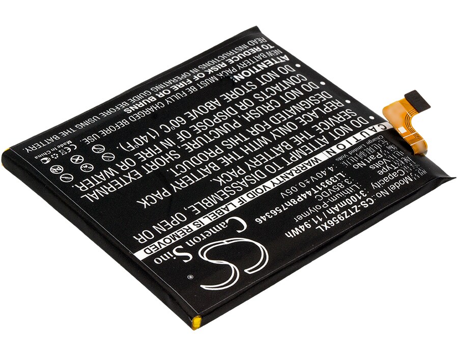 Batteri till SmartPhone, Mobil för ZTE Axon 8 A2018, Axon 8 A2018 Dual SIM m.fl.