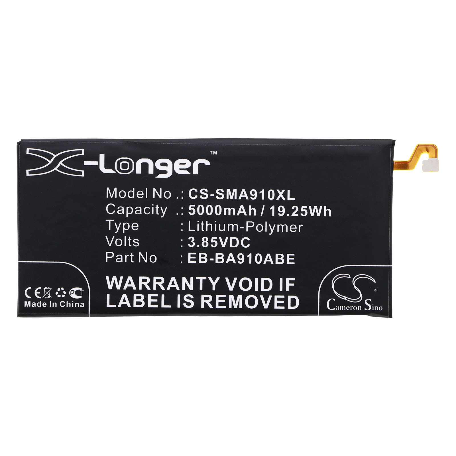 Batteri till SmartPhone, Mobil för Samsung Galaxy A9 Pro 2016, SM-A910F/DS m.fl.