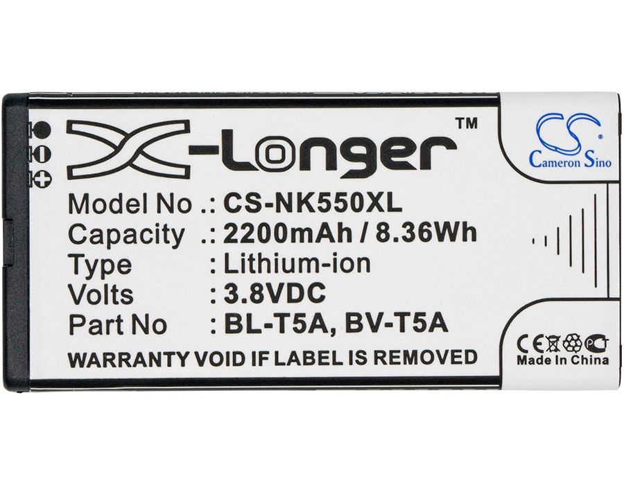 Batteri till SmartPhone, Mobil för Microsoft Lumia 550, RM-1127, Lumia 730 m.fl.