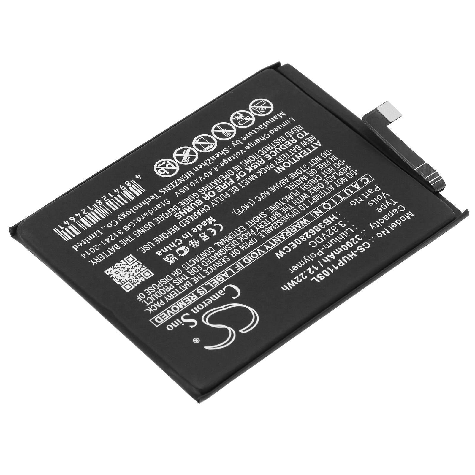 Batteri till SmartPhone, Mobil för Huawei P10, P10 Standard Edition, VTR-L09 m.fl.