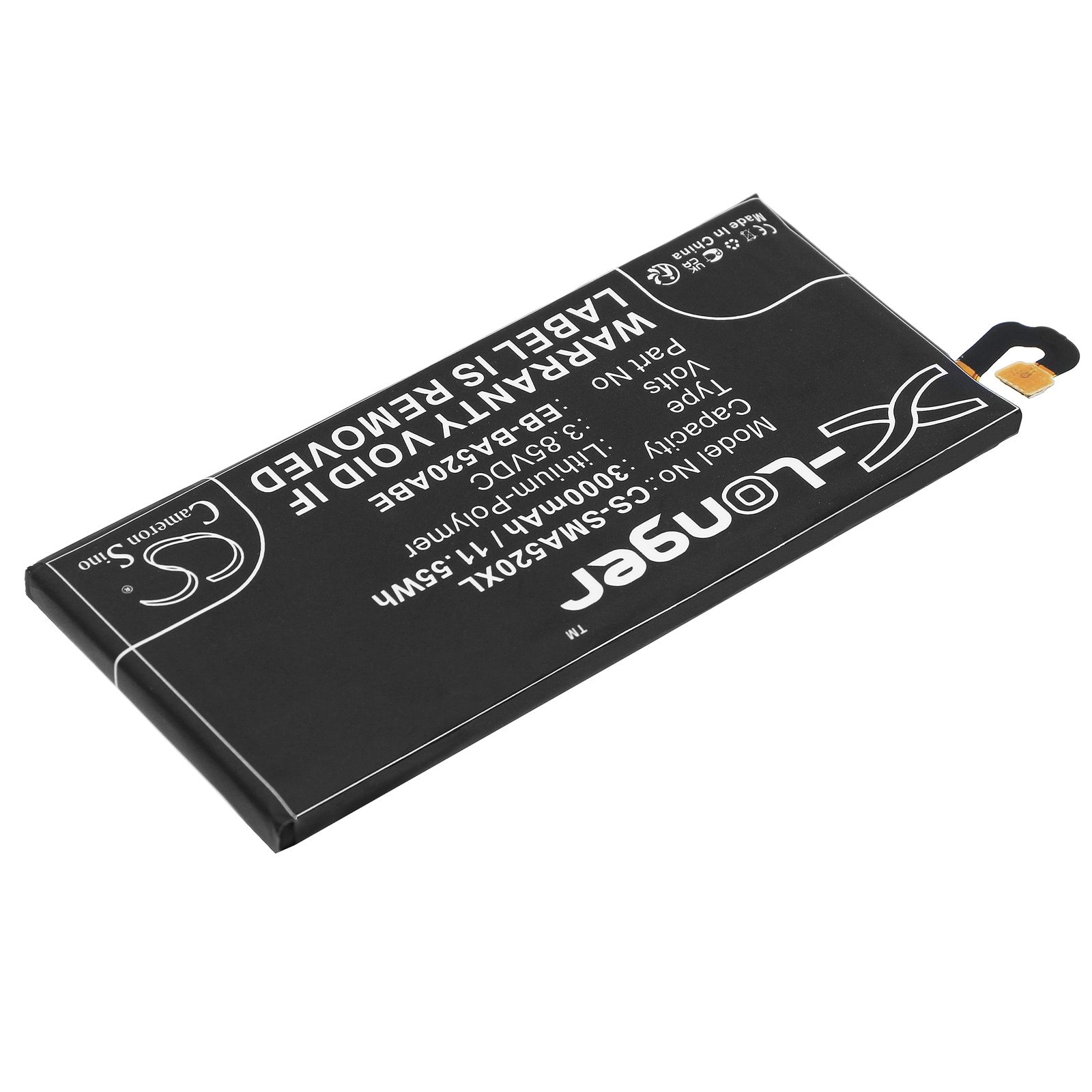 Batteri till SmartPhone, Mobil för Samsung Galaxy A5 2017, SM-A520S, SM-A520F/DS m.fl.