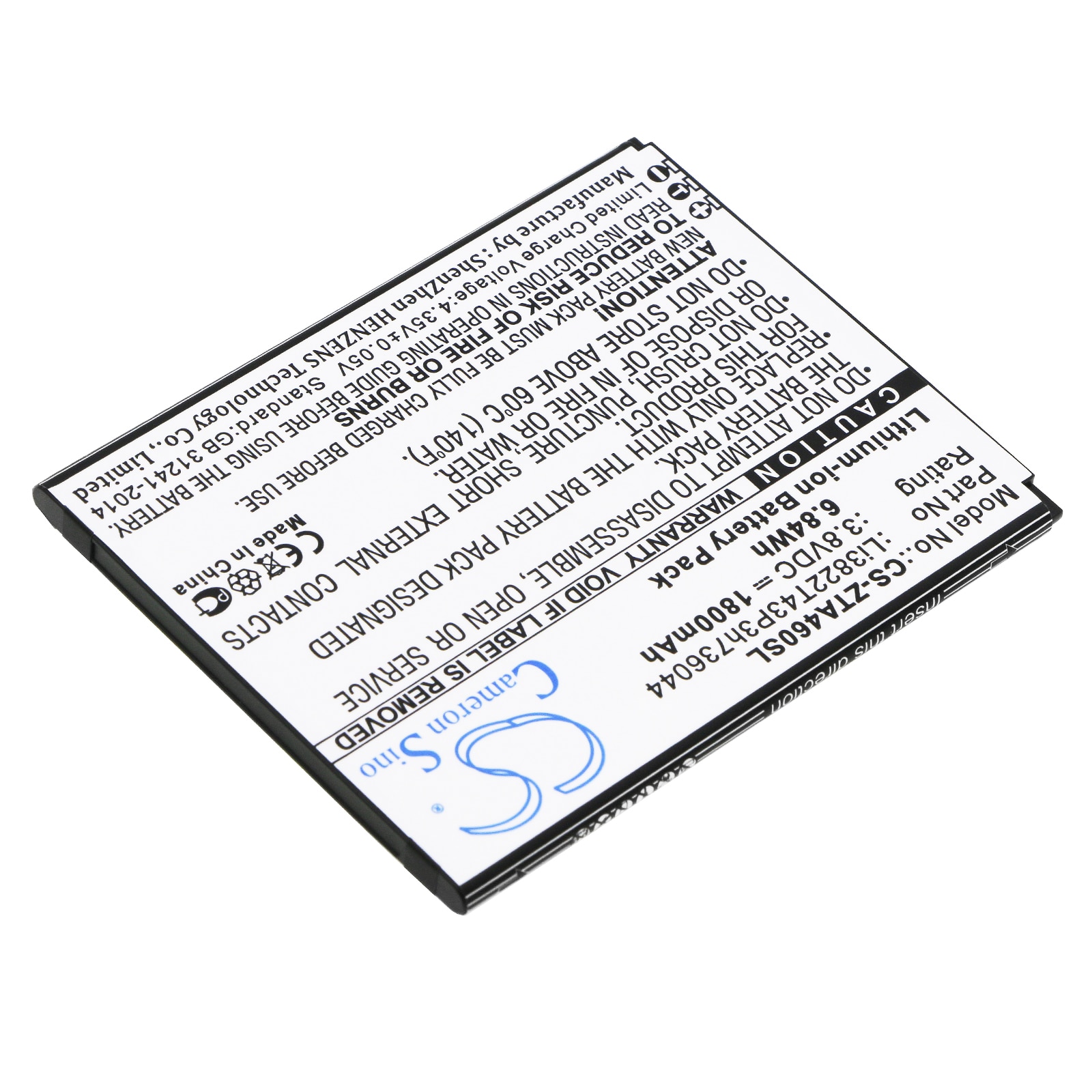 Batteri till SmartPhone, Mobil för ZTE Blade A460, Blade L4