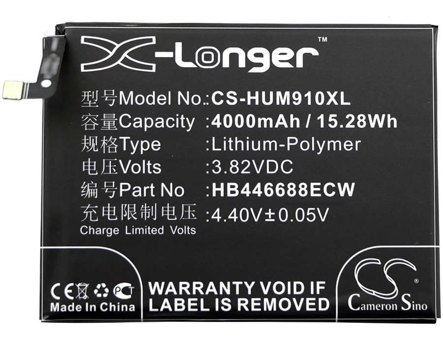 Batteri till SmartPhone, Mobil för Huawei Ascend Mate 9 Pro, Mate 9 Pro Dual SIM m.fl.