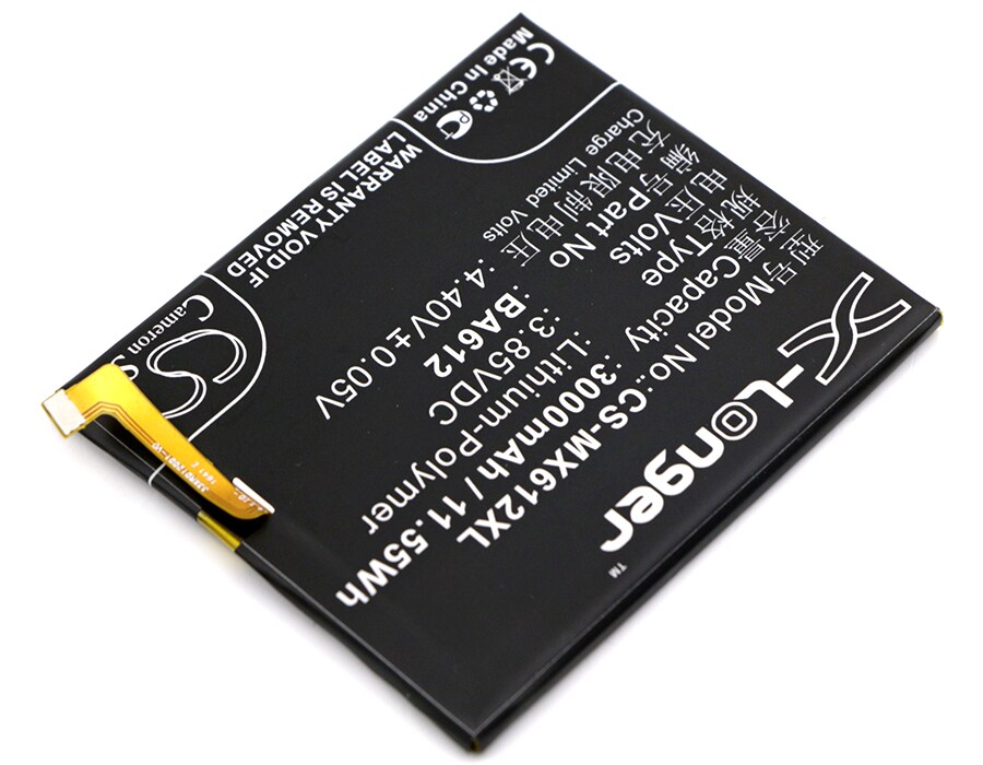 Batteri till SmartPhone, Mobil för Meizu M5s, M5s Dual SIM, M5s Dual SIM TD-LTE m.fl.