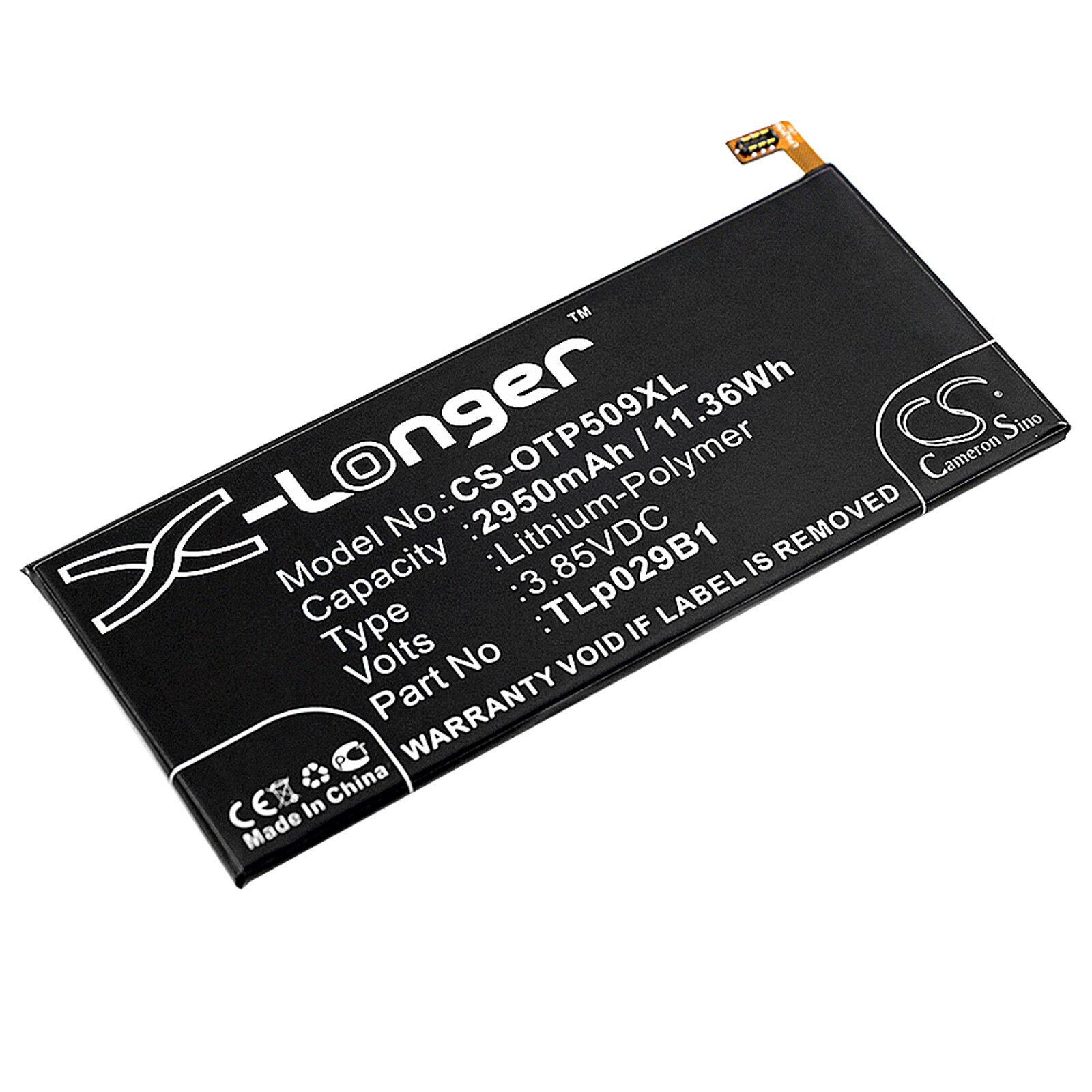 Batteri till SmartPhone, Mobil för Vodafone Smart Ultra 7, VFD 700