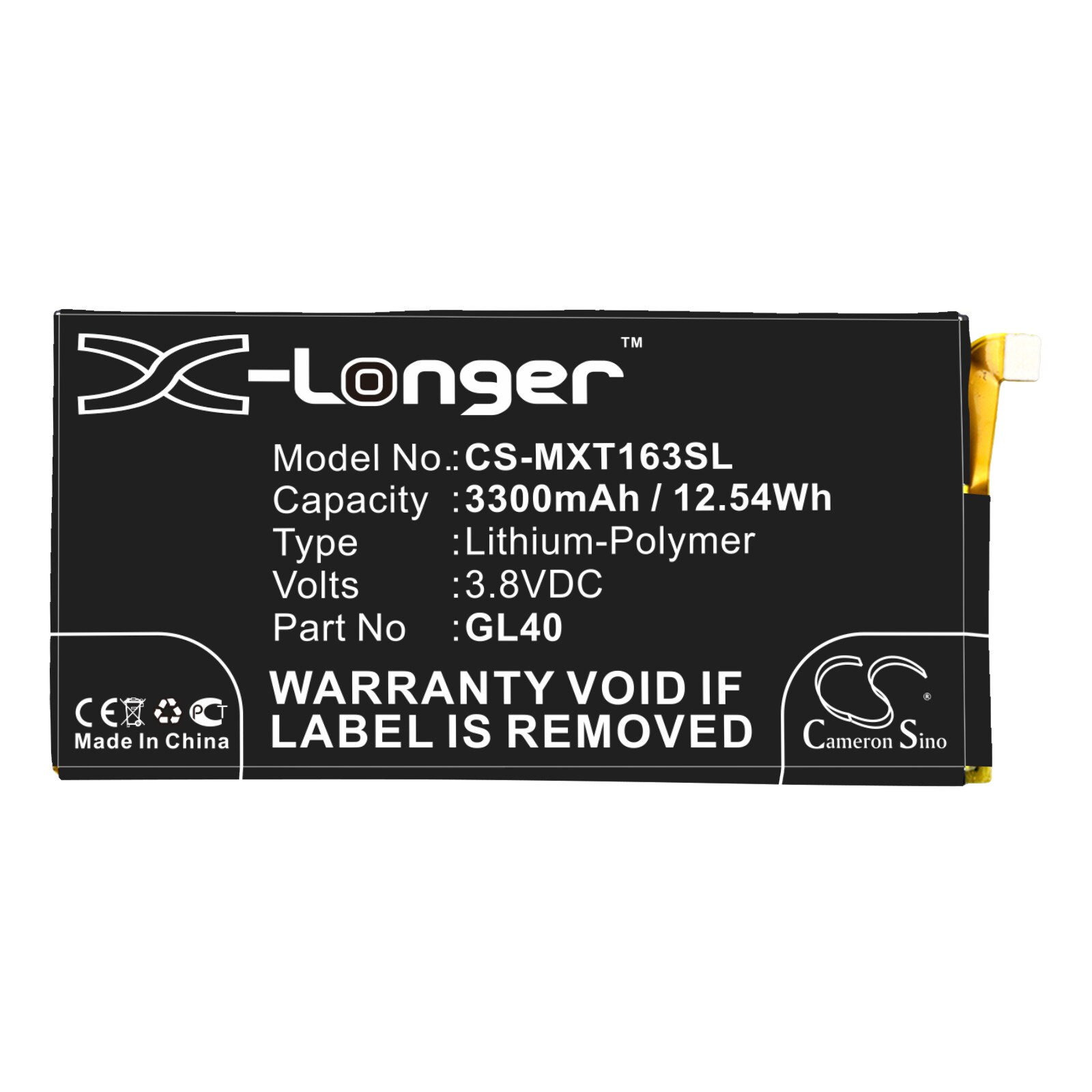Batteri till SmartPhone, Mobil för Motorola Moto Z Play, Moto Z Play Droid, XT1635 m.fl.