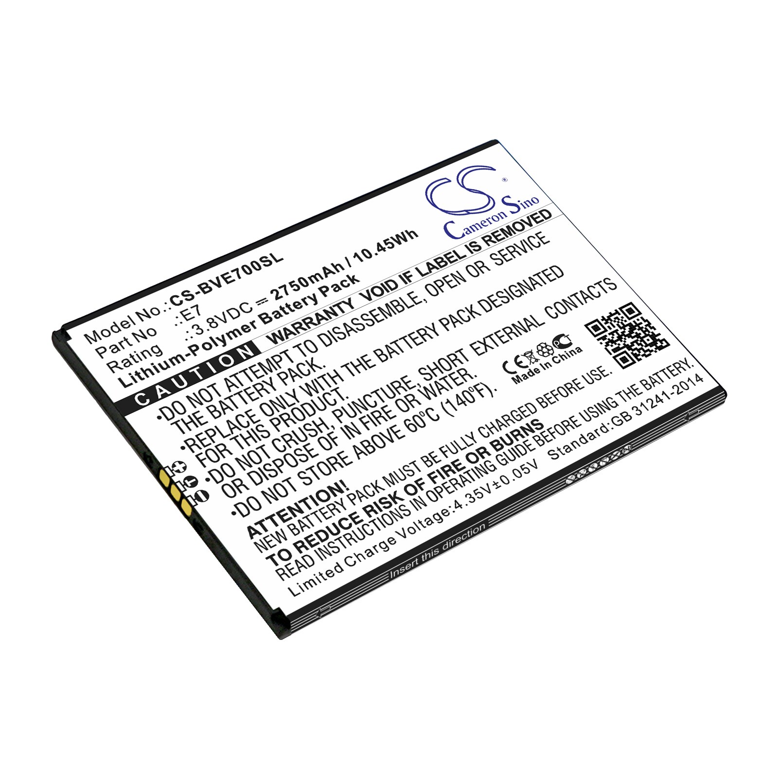 Batteri till SmartPhone, Mobil för Blackview E7