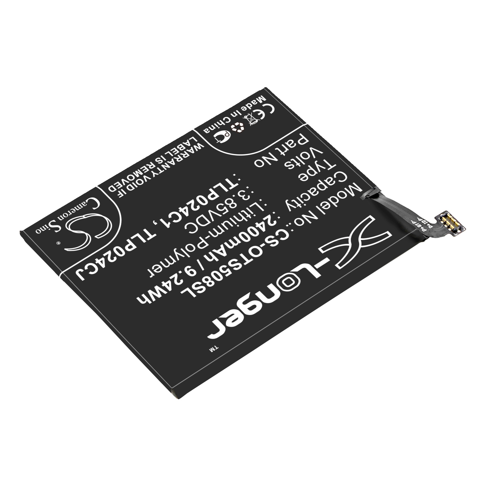 Batteri till SmartPhone, Mobil för Vodafone Smart N8, VFD-610, Smart N9 Lite m.fl.