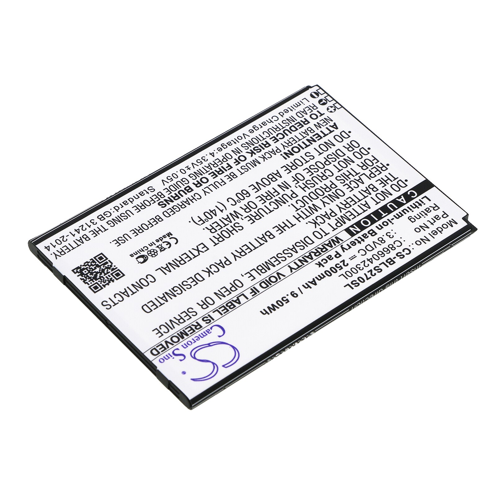 Batteri till SmartPhone, Mobil för BLU Studio C 8.8, S270Q