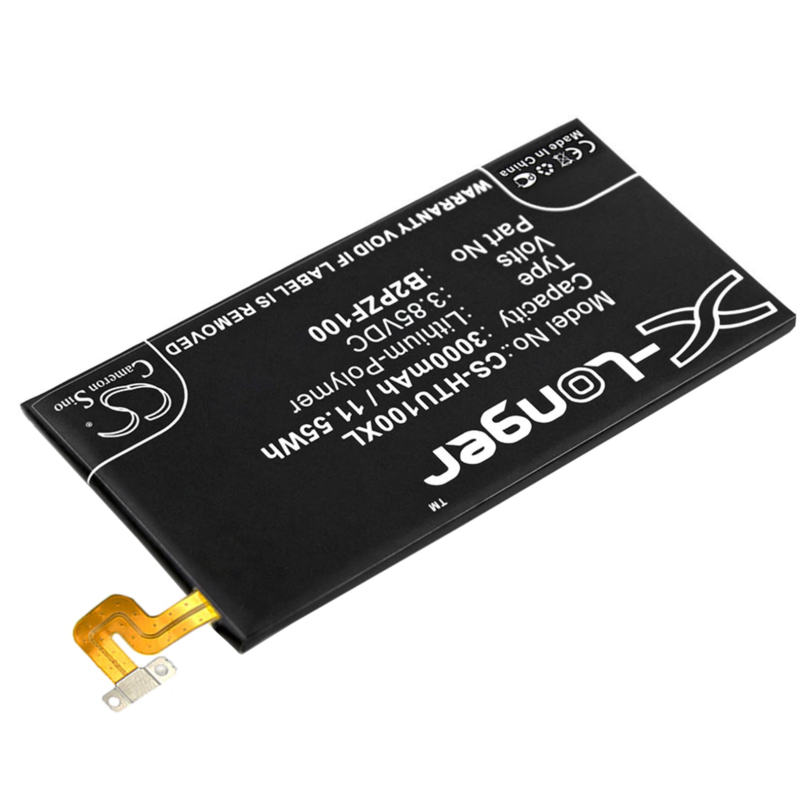 Batteri till SmartPhone, Mobil för HTC U Ultra, U Ultra TD-LTE, Ocean Note m.fl.
