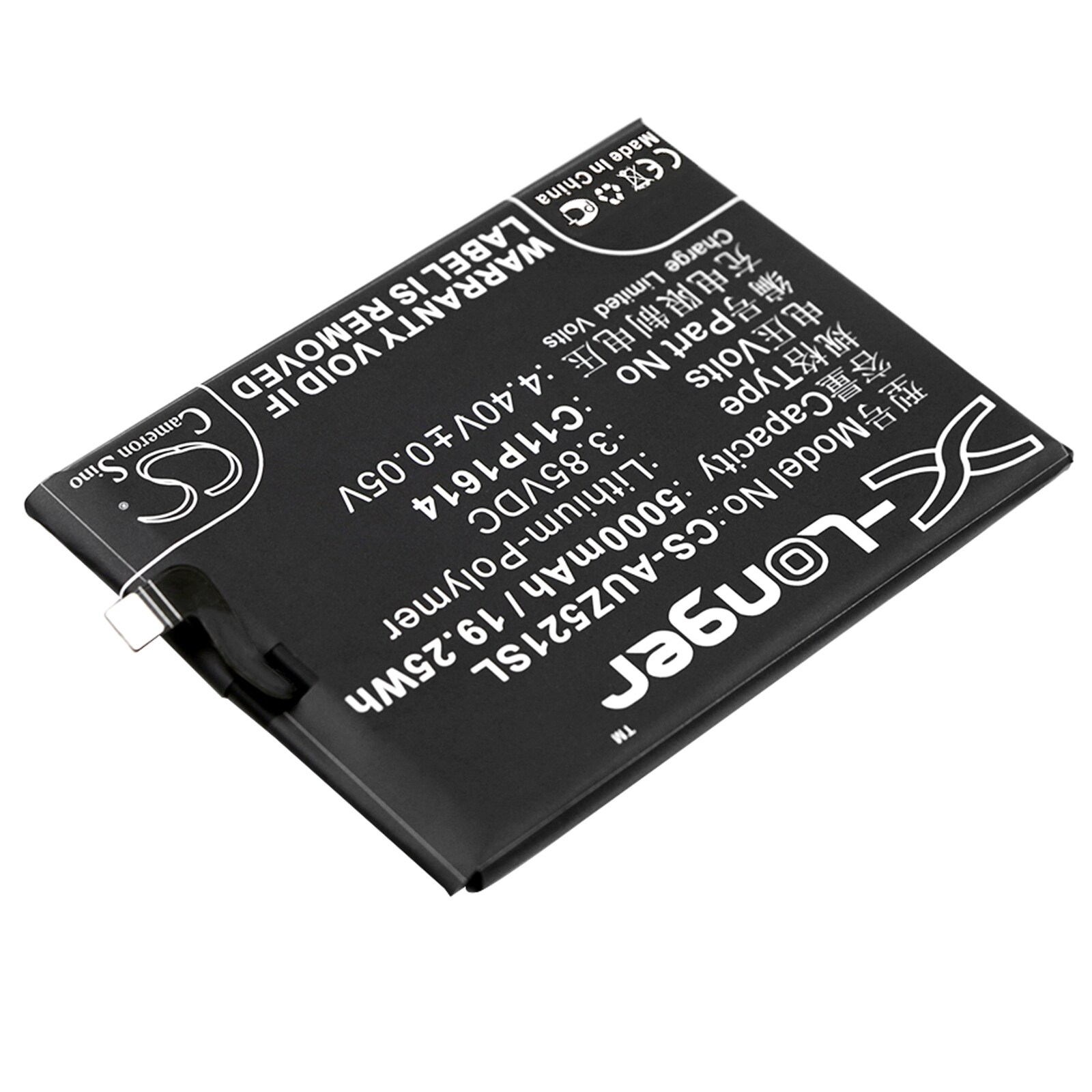 Batteri till SmartPhone, Mobil för Asus ZenFone 3s Max, ZC521TL m.fl.