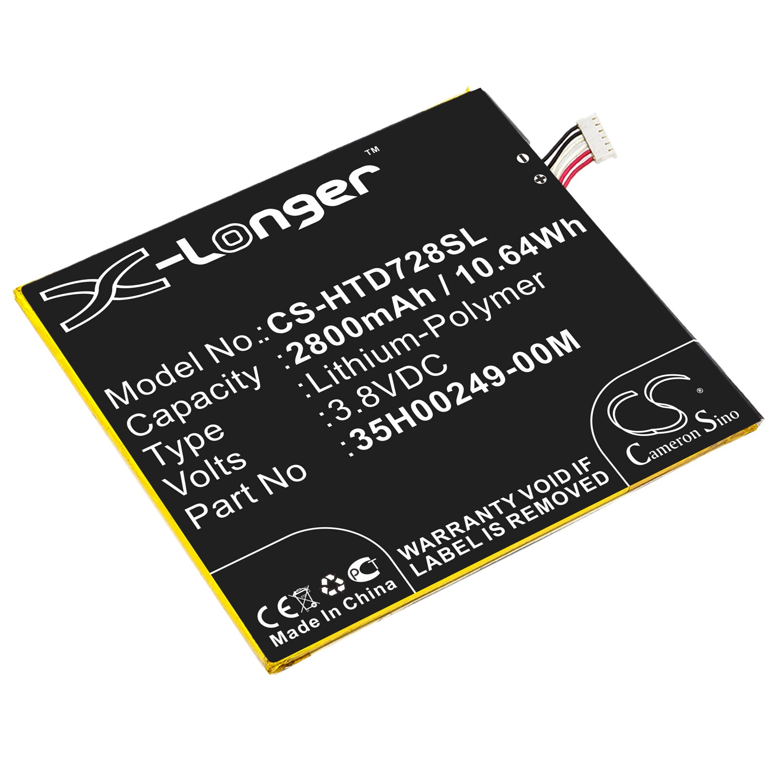 Batteri till SmartPhone, Mobil för HTC Desire 728, D728, D728w m.fl.