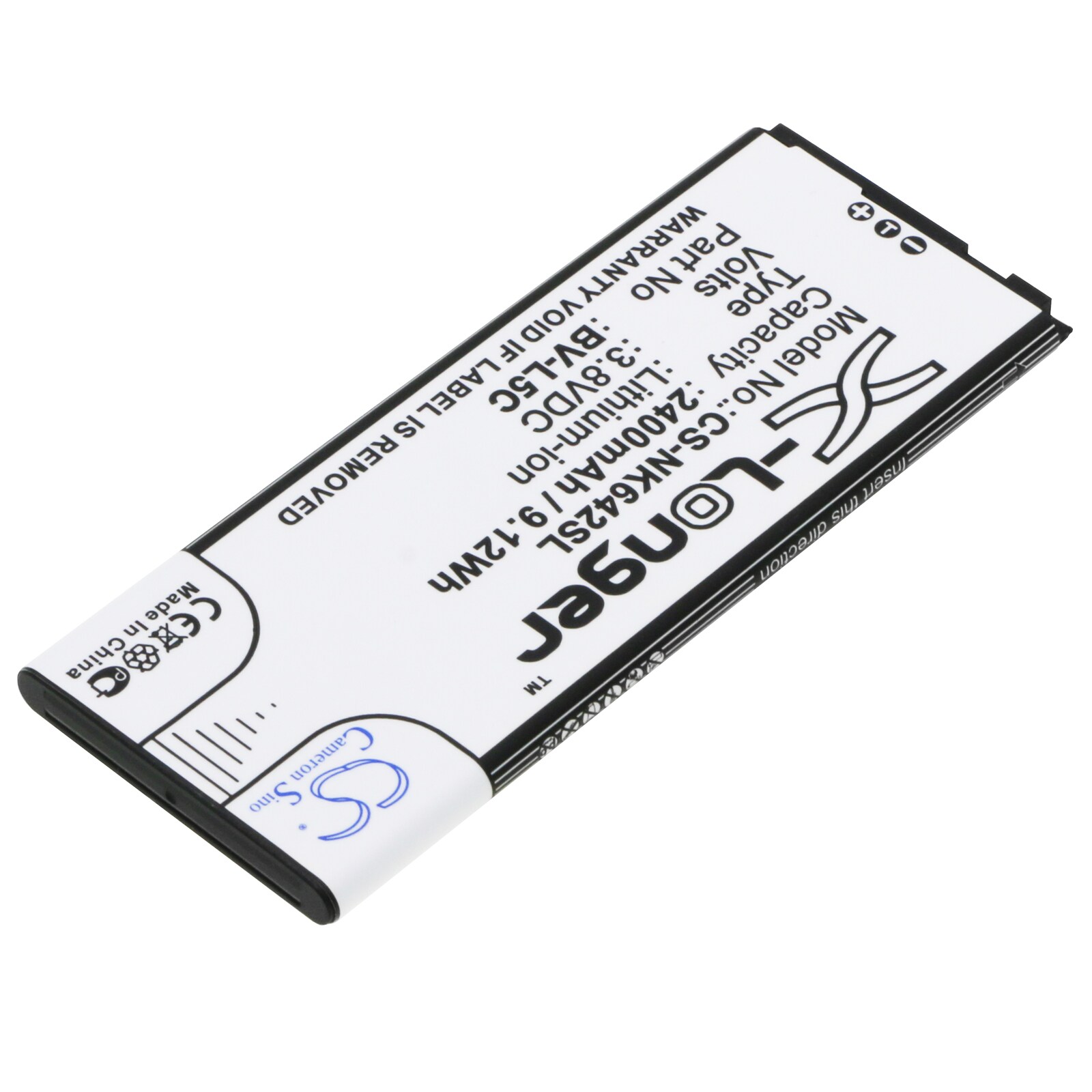 Batteri till SmartPhone, Mobil för Microsoft Lumia 640 LTE, Lumia 640 Dual SIM