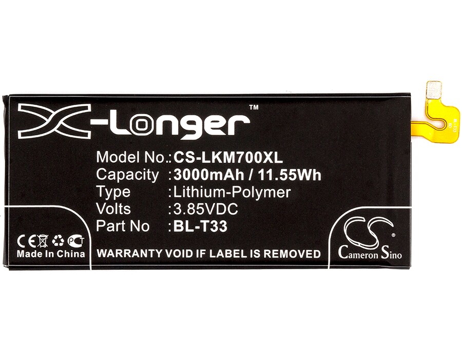 Batteri till SmartPhone, Mobil för LG Q6, M700N, M700A m.fl.