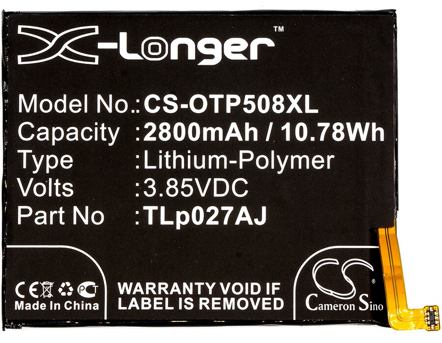Batteri till SmartPhone, Mobil för Alcatel Pulsemix, OT-5085C, A5 m.fl.