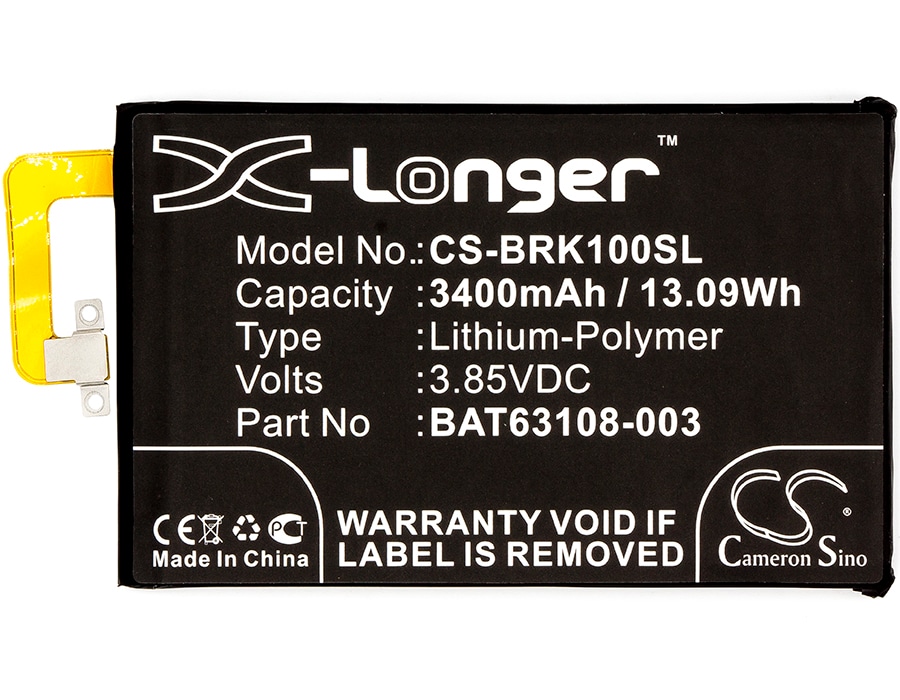 Batteri till SmartPhone, Mobil för BlackBerry KEYone, Mercury, BBB100-1 m.fl.