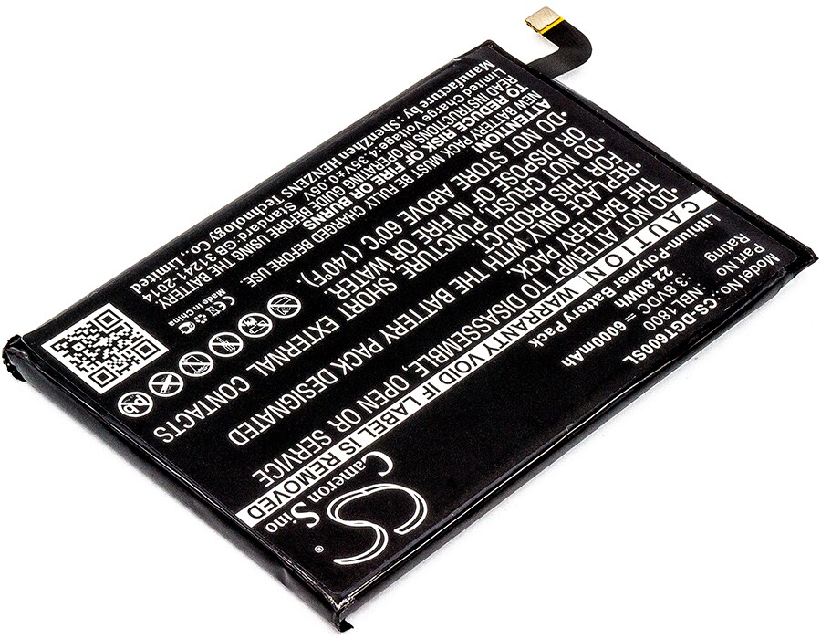 Batteri till SmartPhone, Mobil för Doogee T6, T6 Pro, Homtom HT6